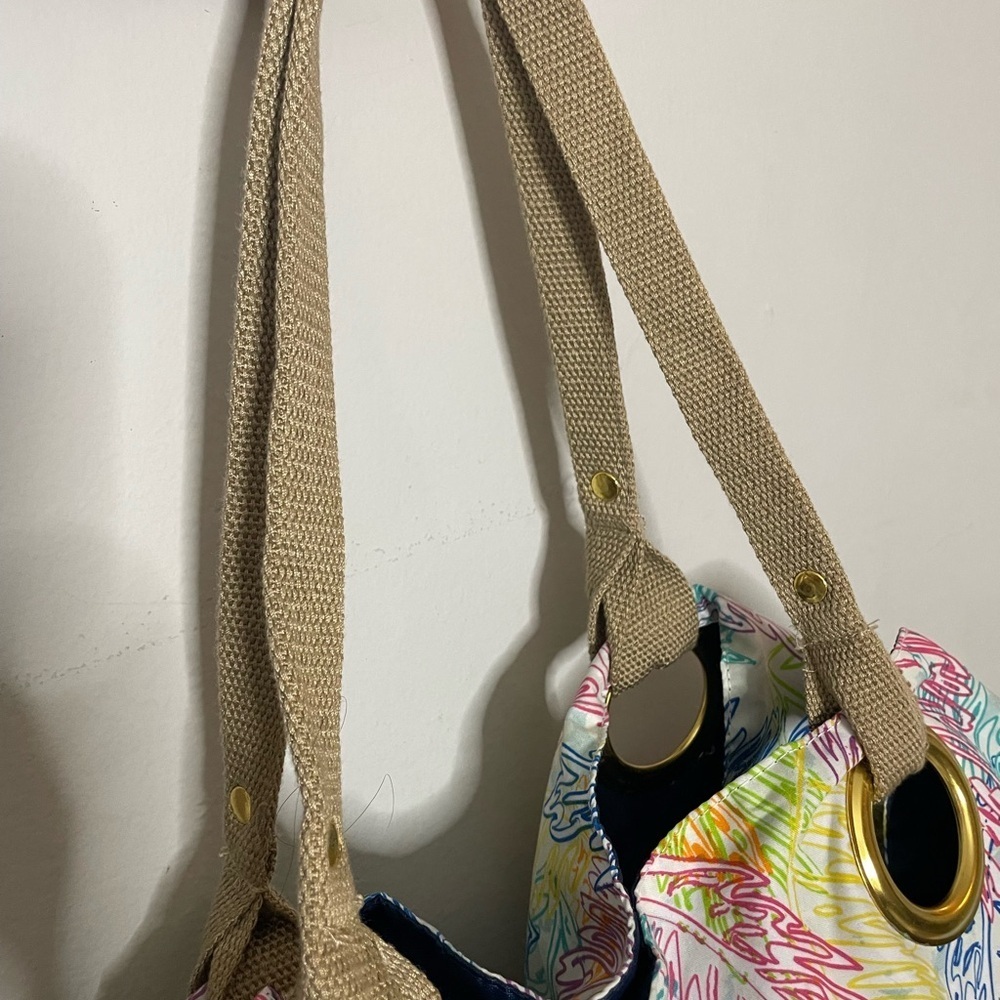 Large beach bag with palm tree designs by Peter Millar - Picture 6 of 15
